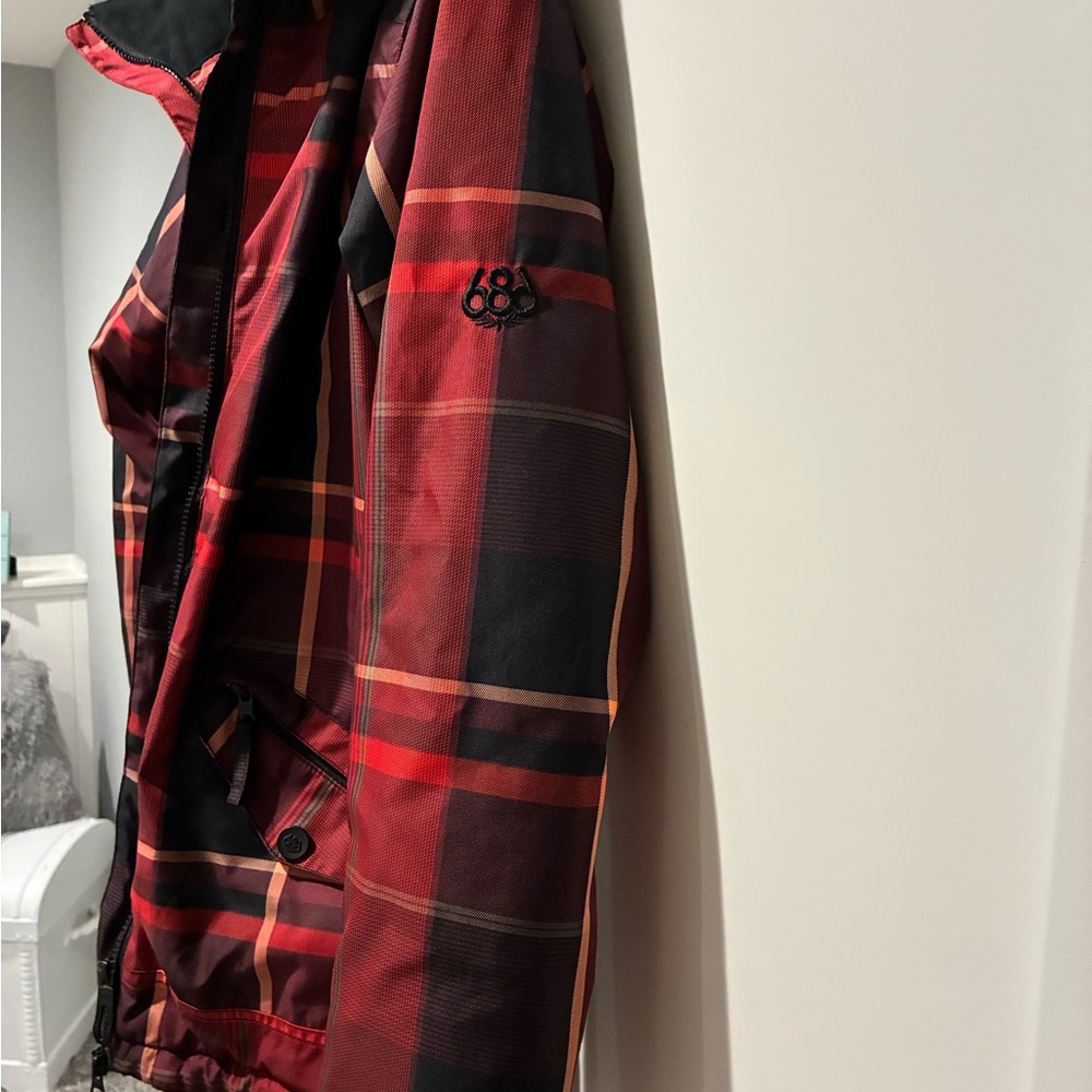 686 Women's Black Jacket with Green Label - Picture 2 of 5